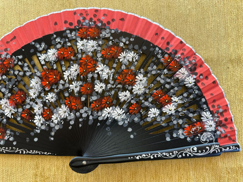 Abanico peral flores