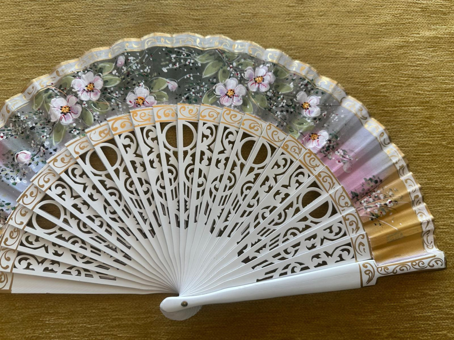 Abanico flores