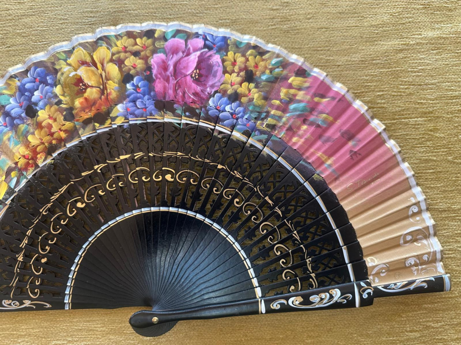 Abanico flores