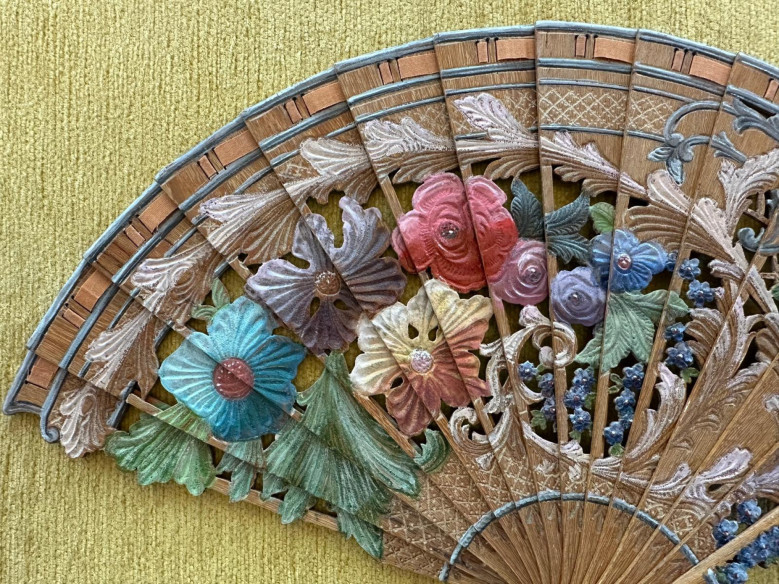 Abanico baraja 120º palosanto