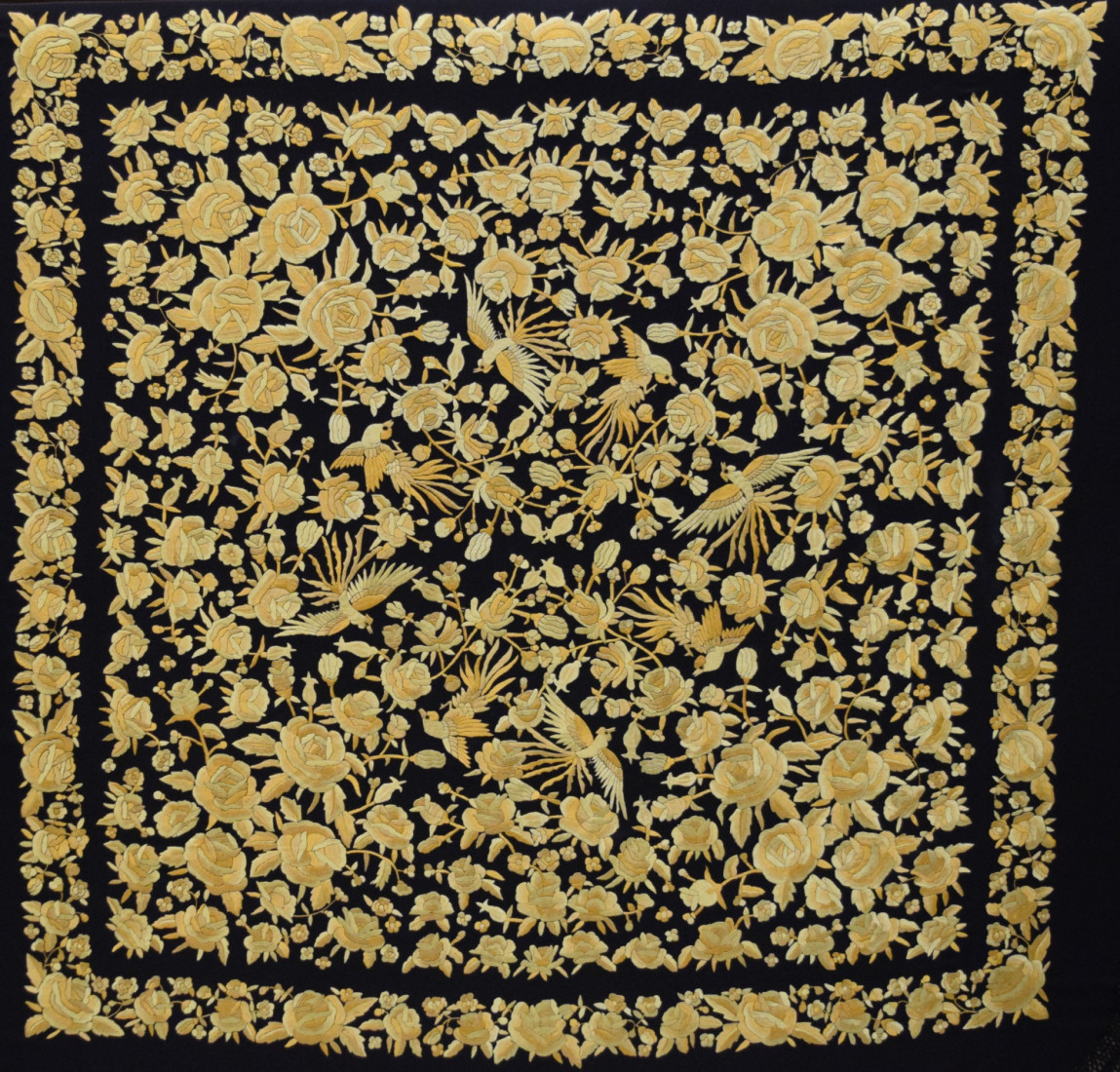 Mantón mano seda 140cm