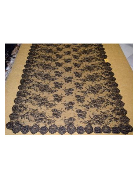Mantilla chantilly máquina 100*220