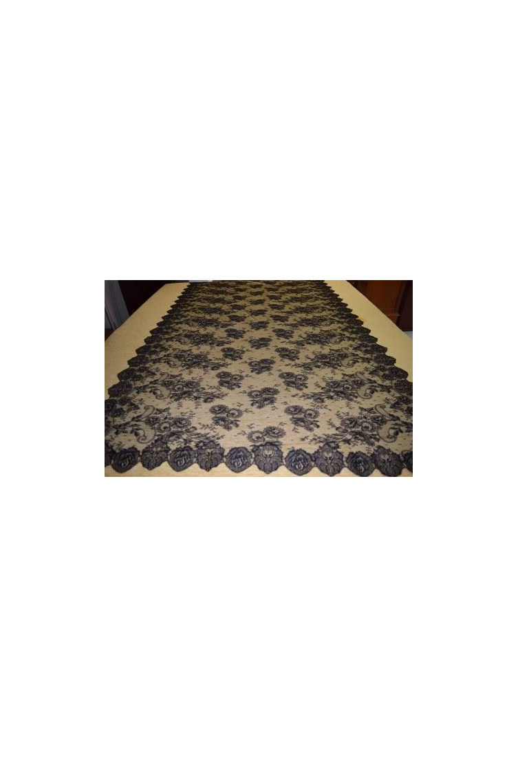Mantilla chantilly máquina 100*220