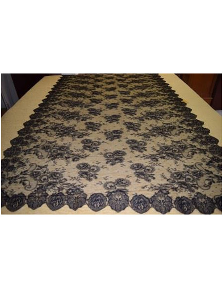 Mantilla chantilly máquina 100*220