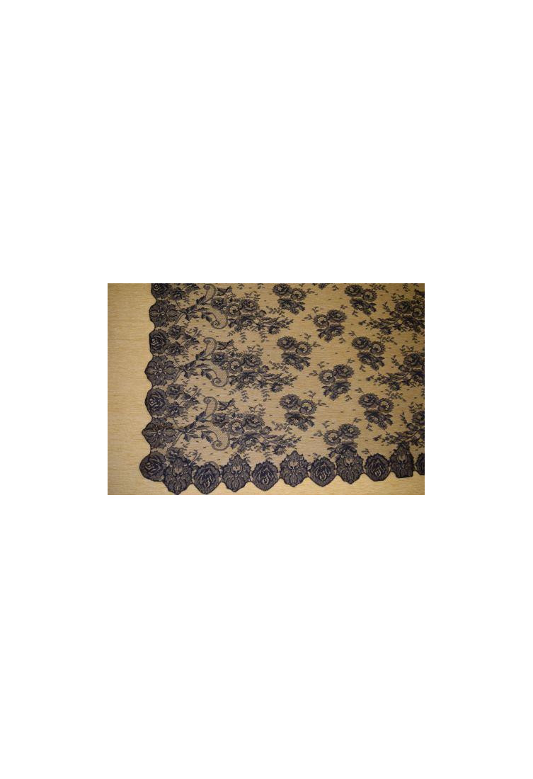Mantilla chantilly máquina 100*220