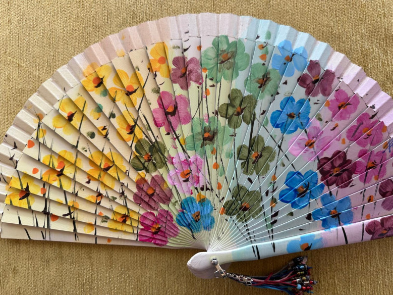 Abanico flores