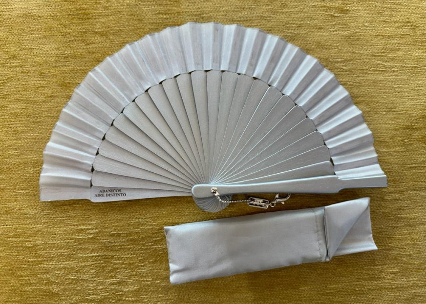 Abanico mini plata