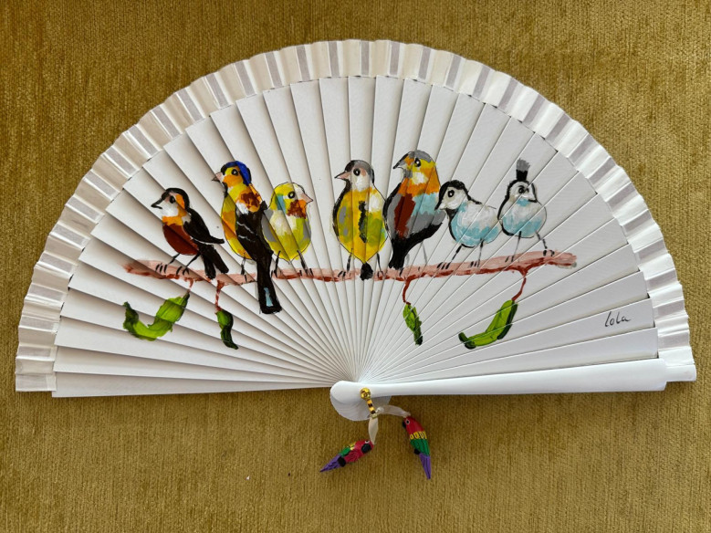 Abanico pájaros