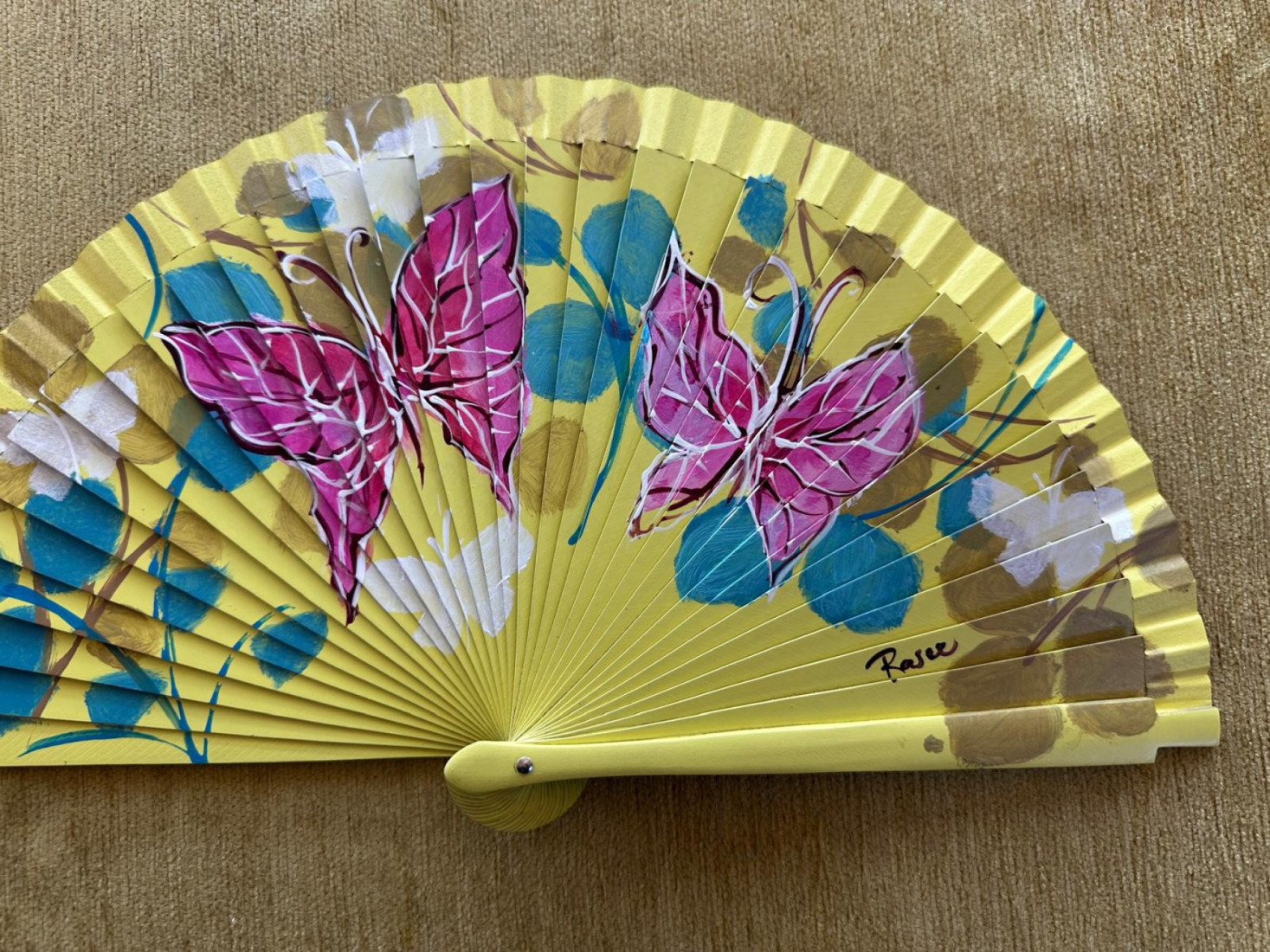 Abanico mariposas