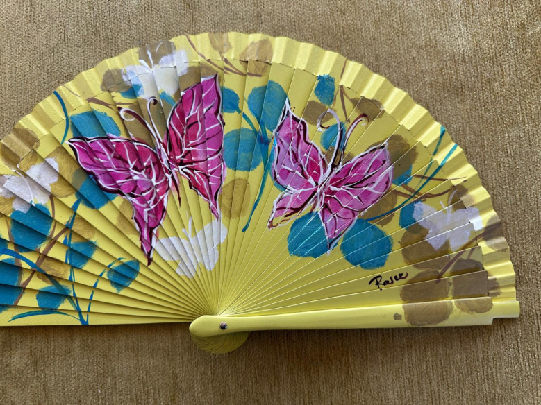 Abanico mariposas