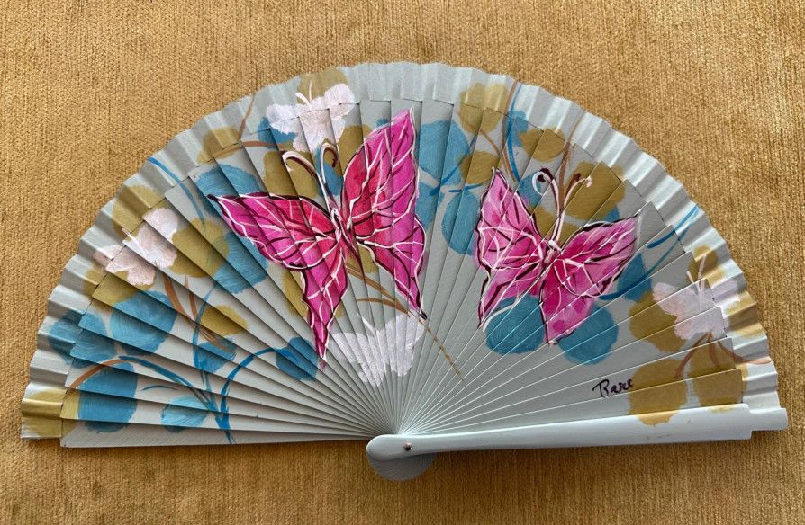 Abanico mariposas