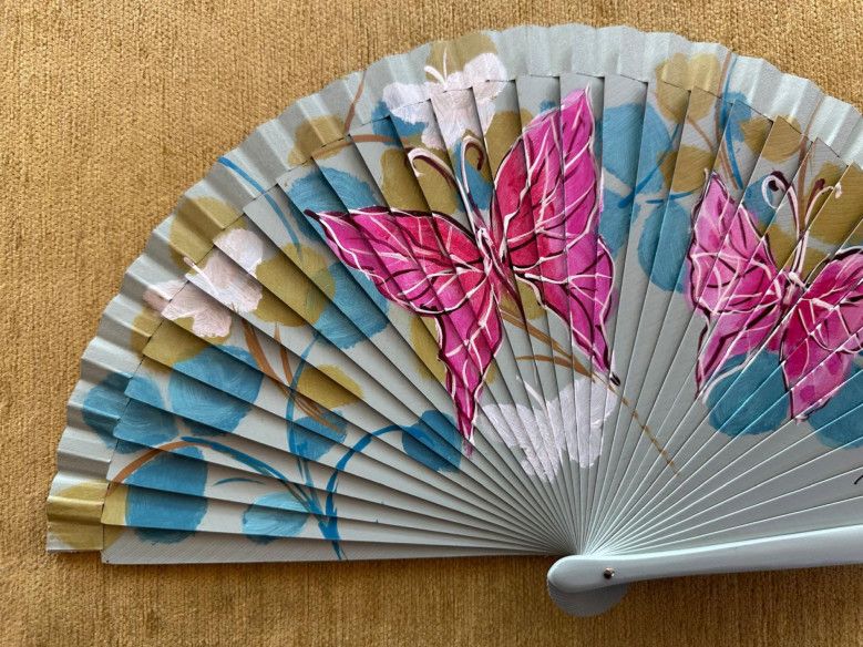Abanico mariposas