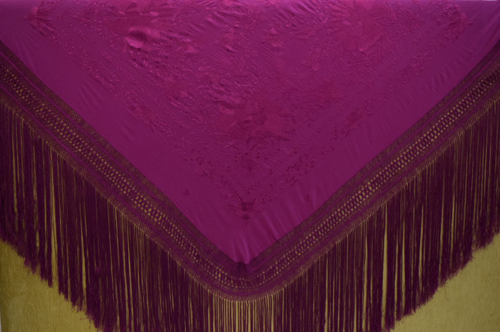 Mantón mano seda 140cm