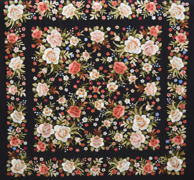 Mantón mano seda 140cm