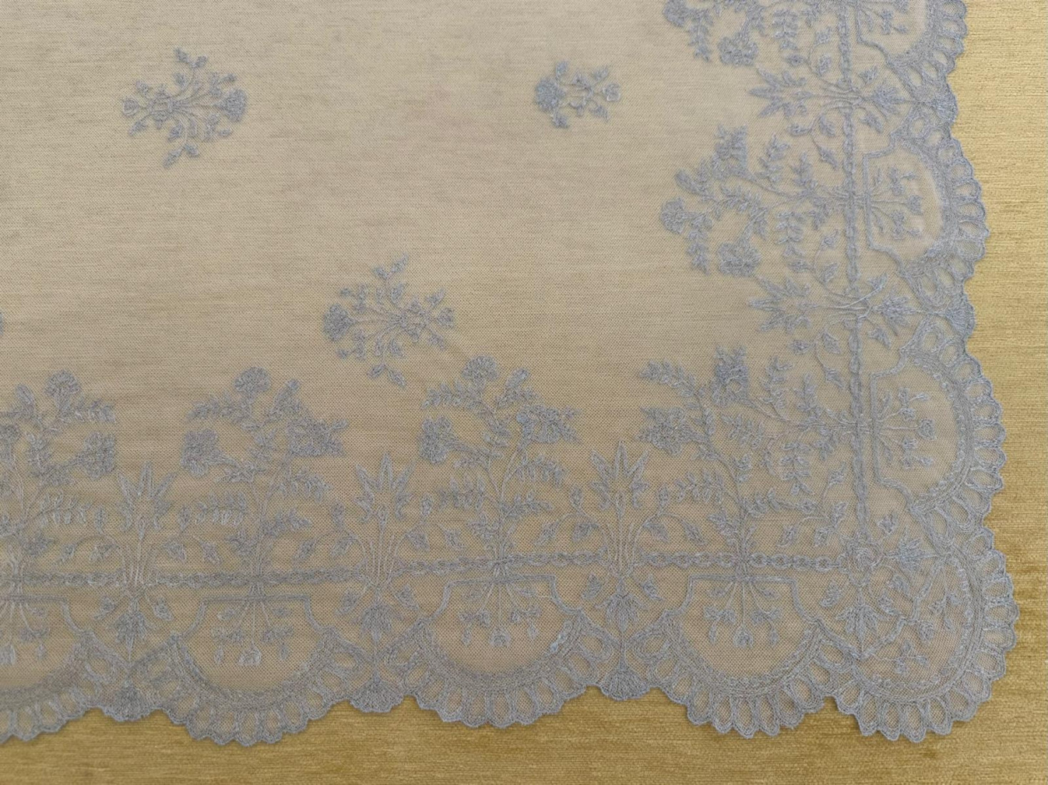 Mantilla semimanual 110*240 gris