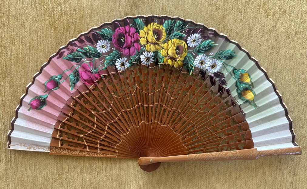 Abanico peral flores