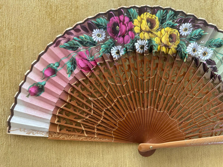 Abanico peral flores