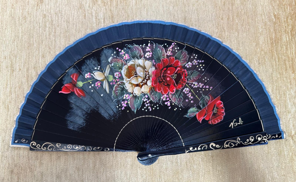 Abanico rosas