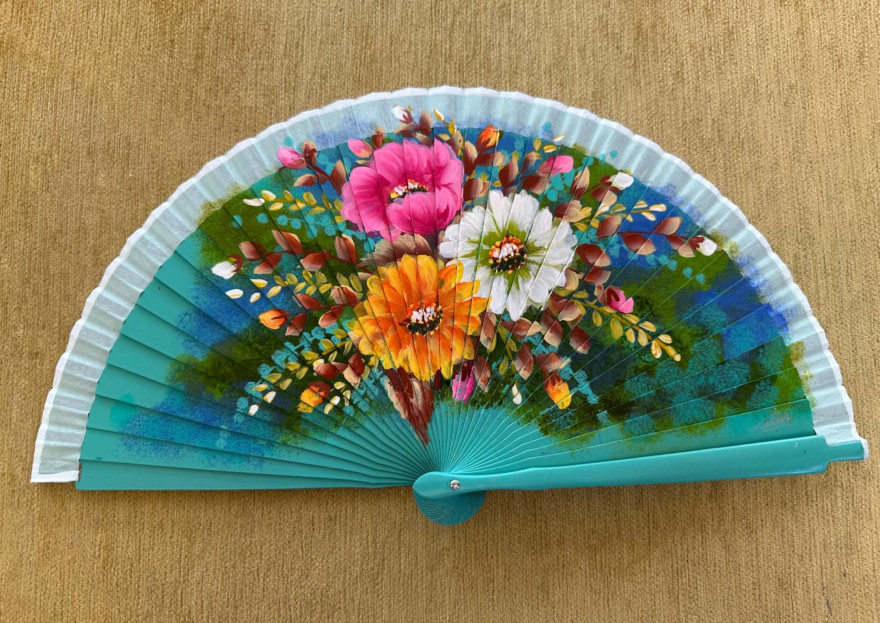 Abanico flores