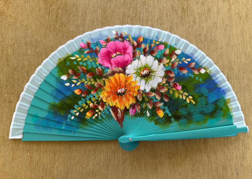 Abanico flores
