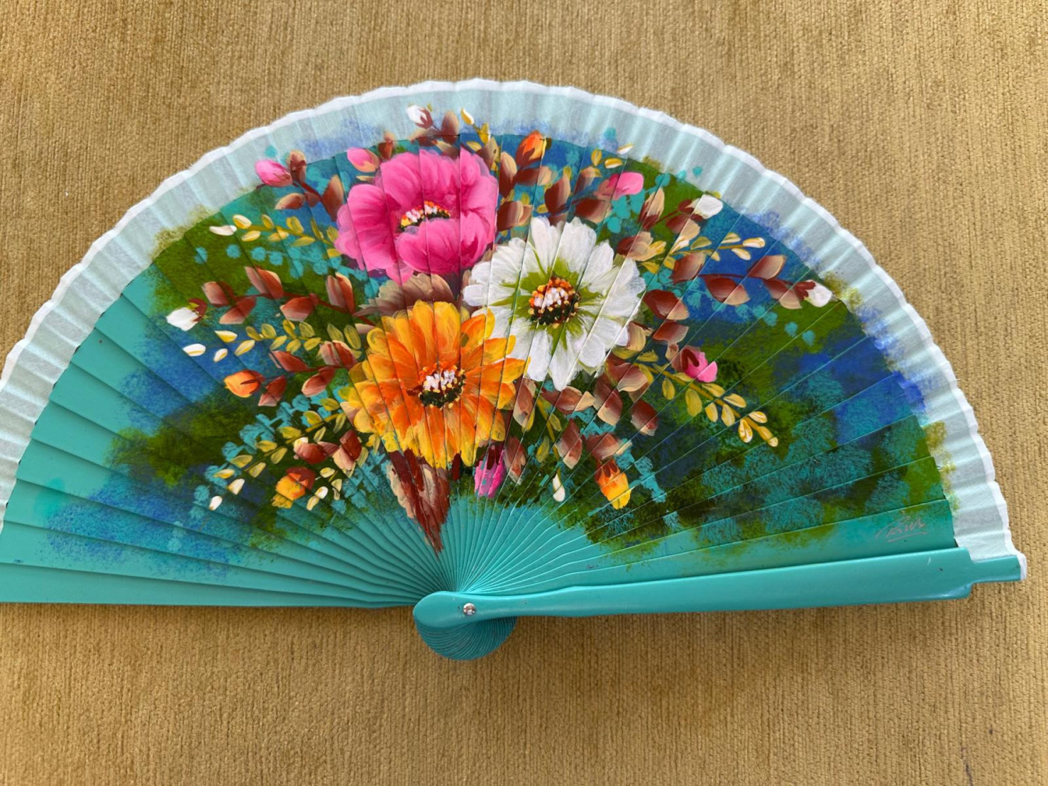Abanico flores