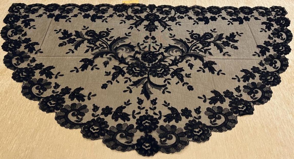 Mantilla media luna 80*150