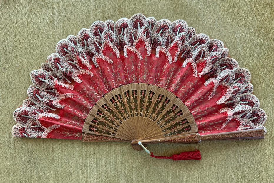Abanico plumas