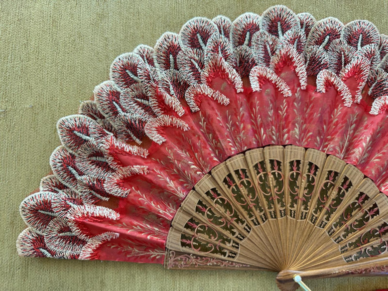 Abanico plumas