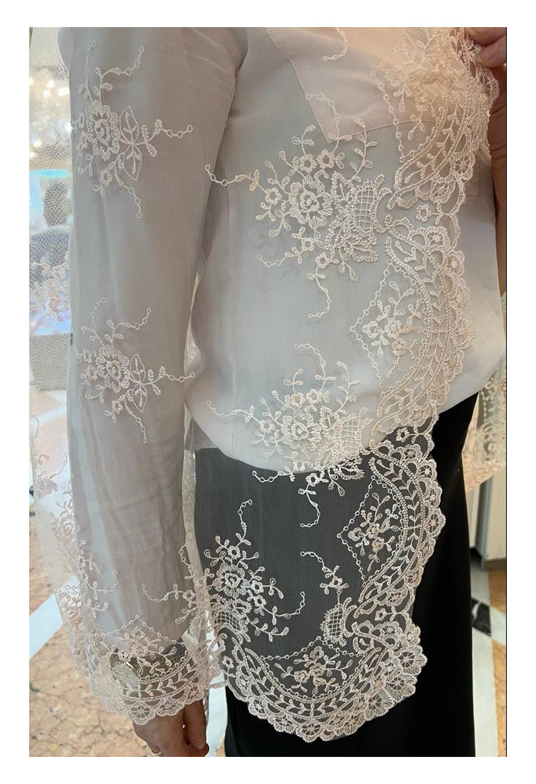 Mantilla máquina nude 100*220