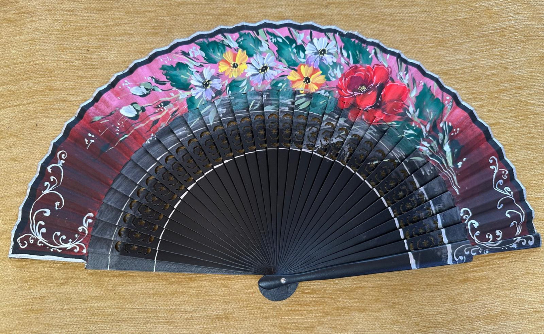 Abanico flores