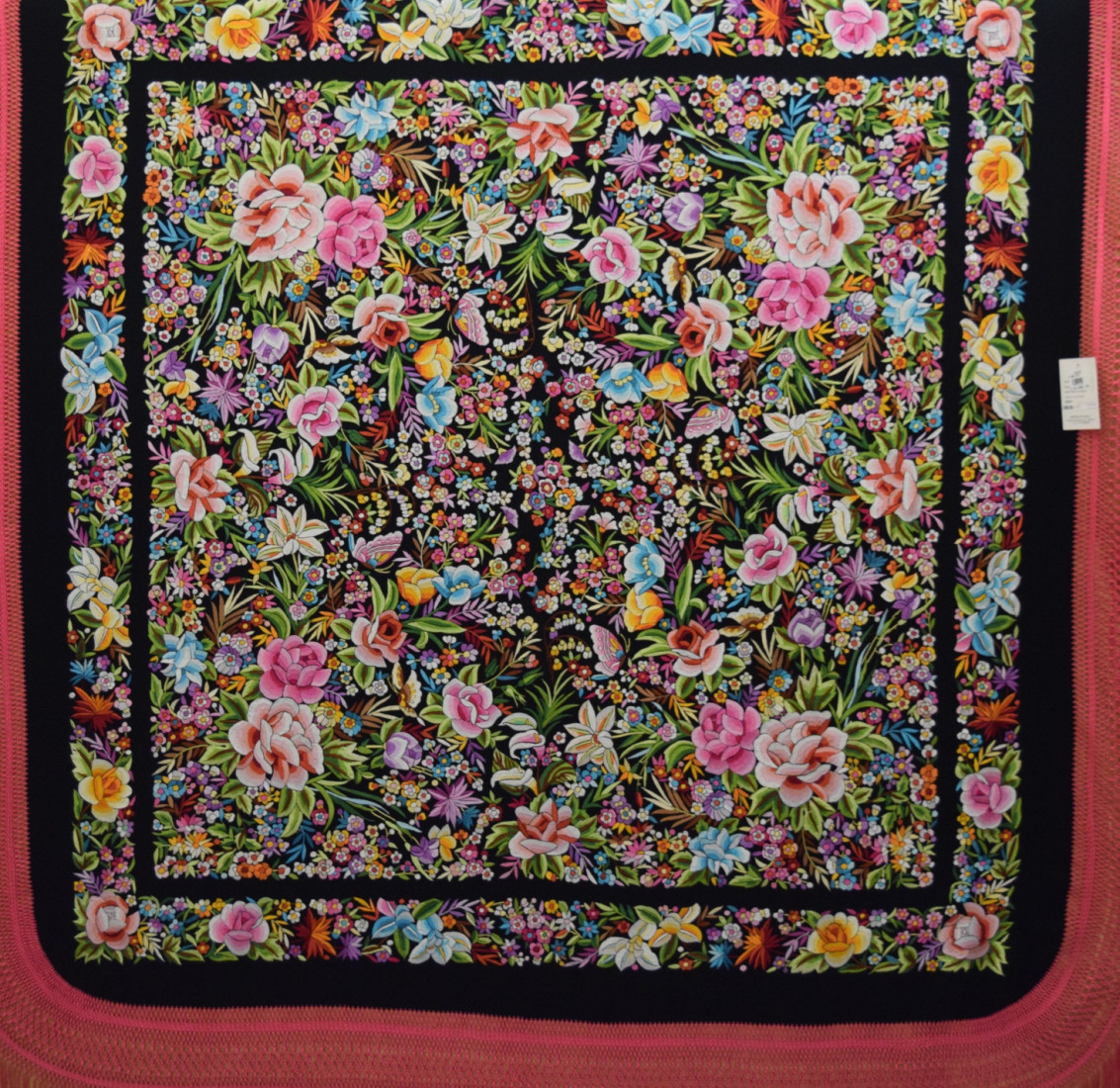 Mantón mano seda 130cm