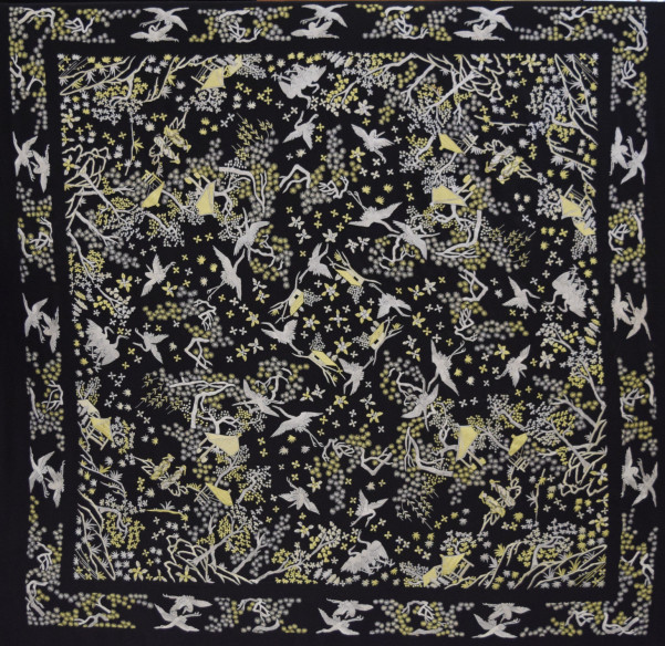 Mantón mano chinesco 140cm