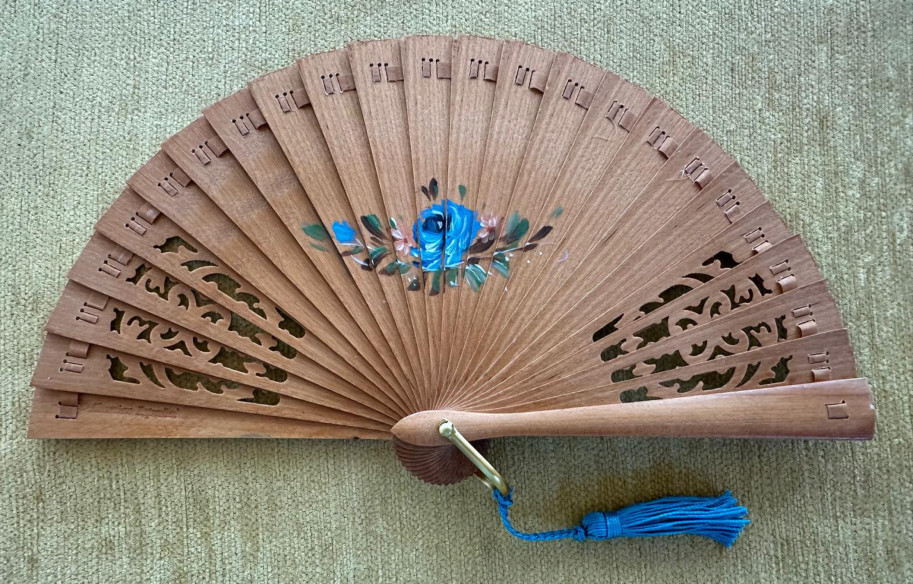 Abanico baraja mini flores