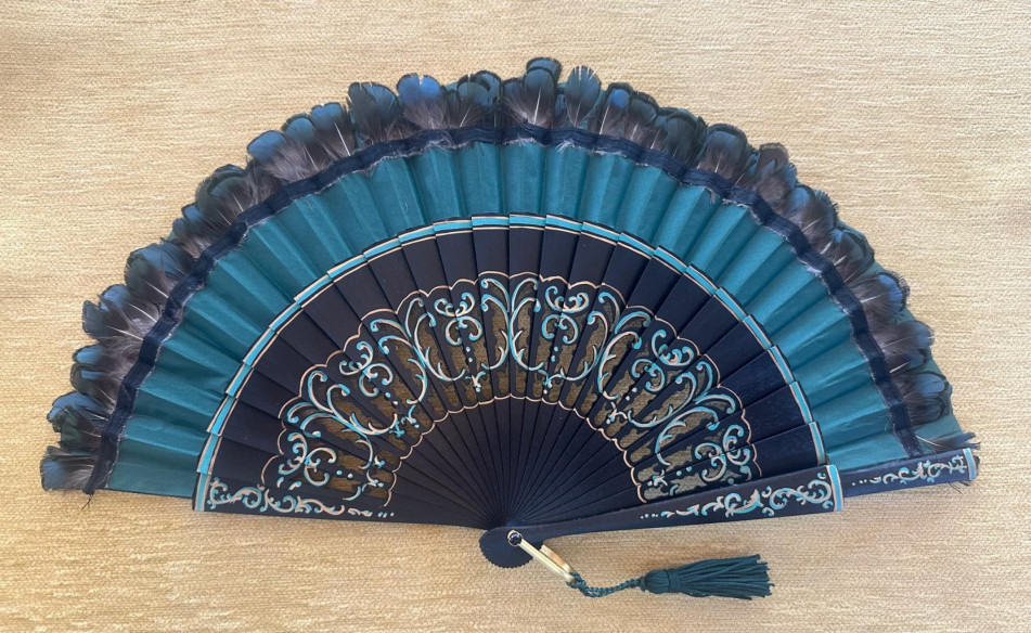 Abanico plumas