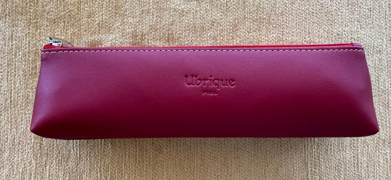 Funda abanico bolso piel Ubrique