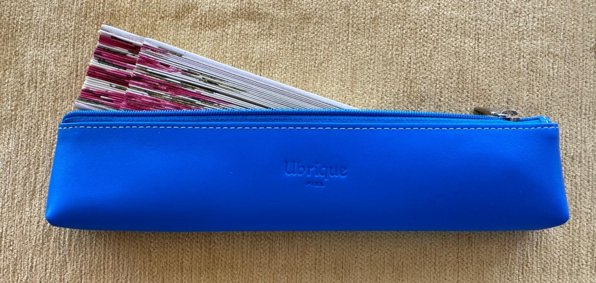 Funda abanico piel