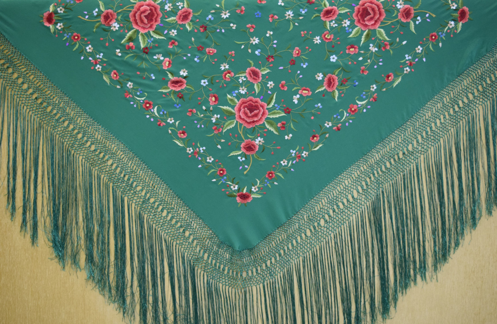 Mantón mano seda 140cm