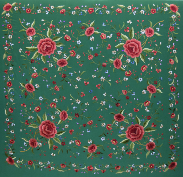 Mantón mano seda 140cm