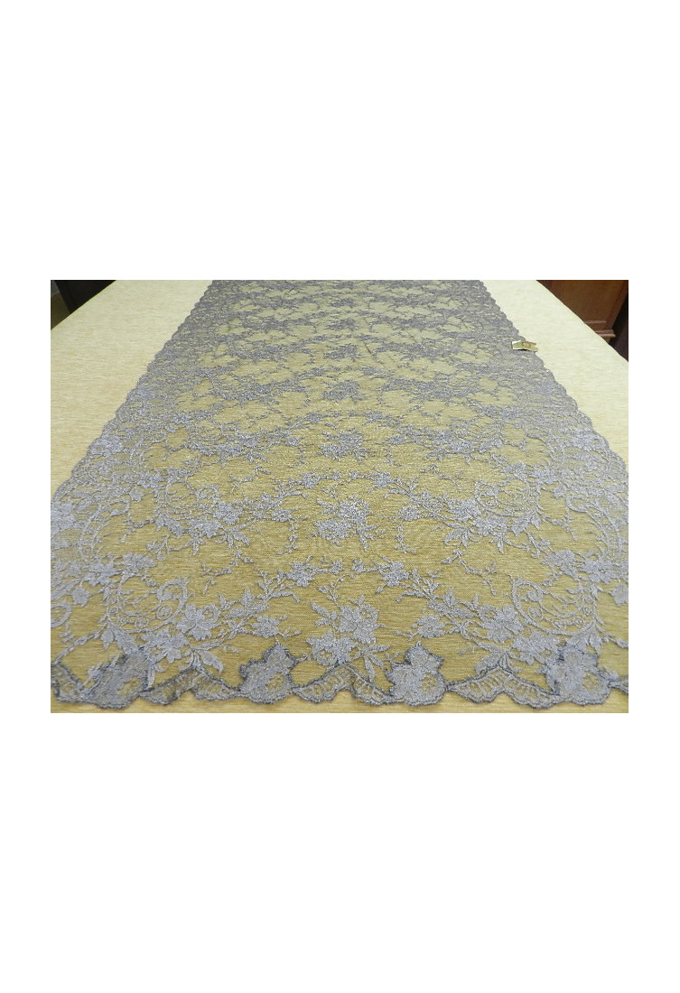 Mantilla máquina negro-plata