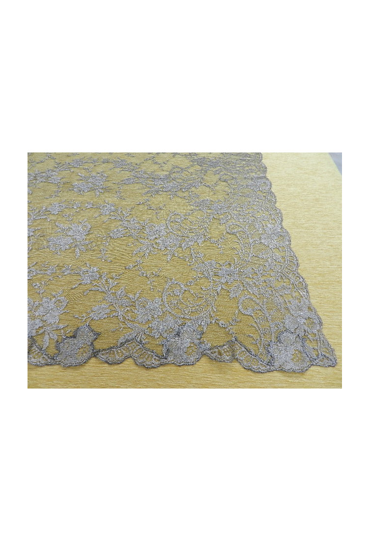 Mantilla máquina negro-plata