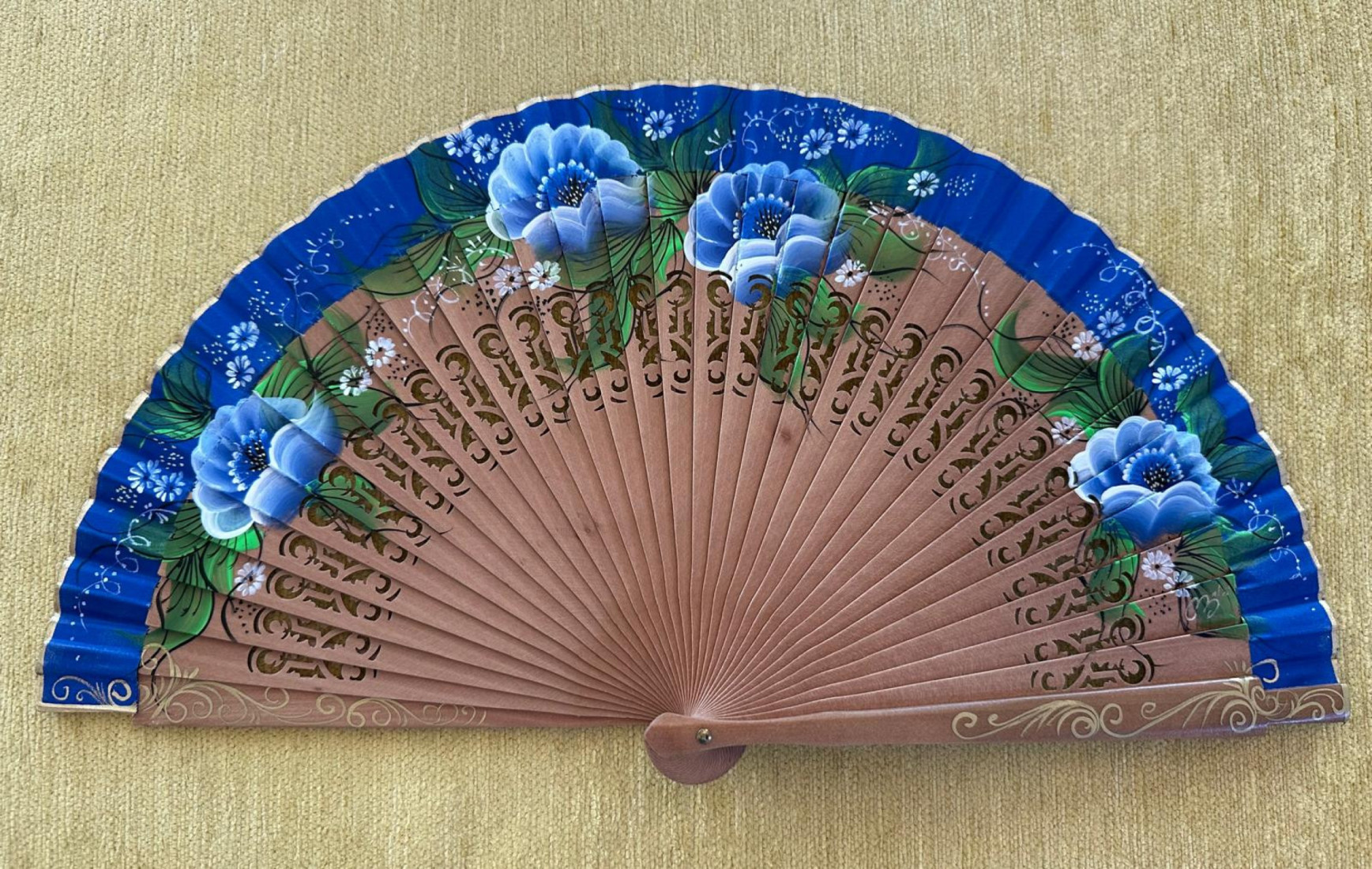 Abanico peral flores