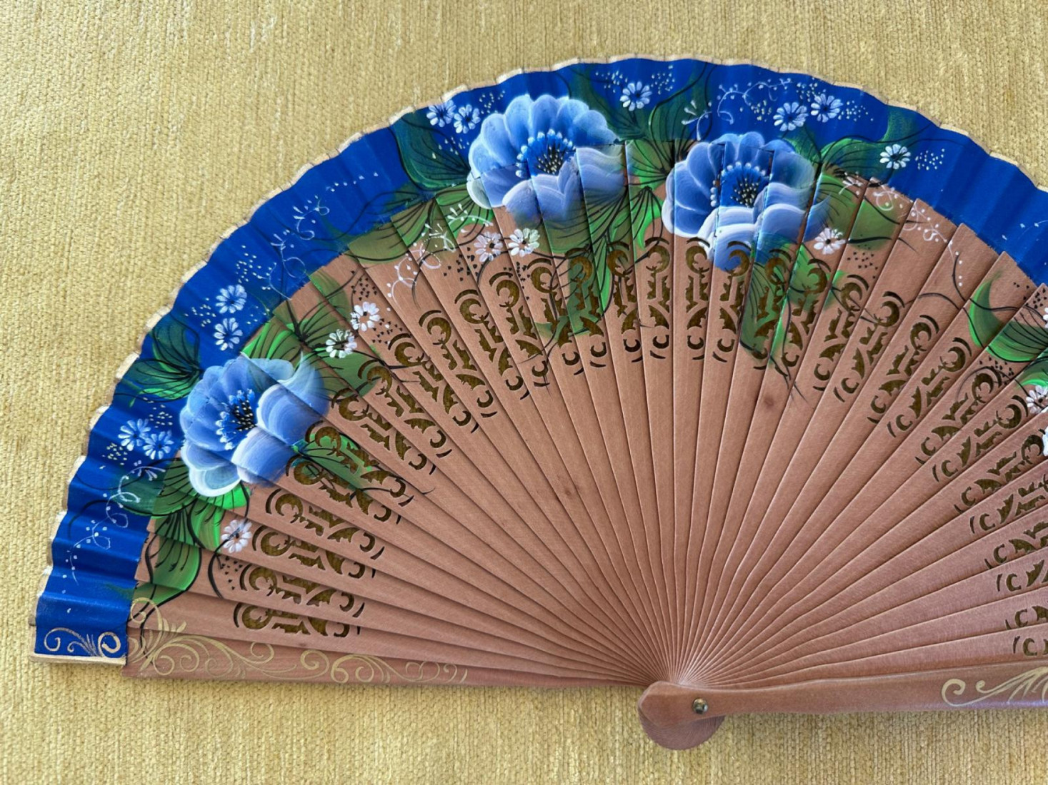 Abanico peral flores