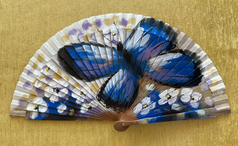 Abanico peral mariposa