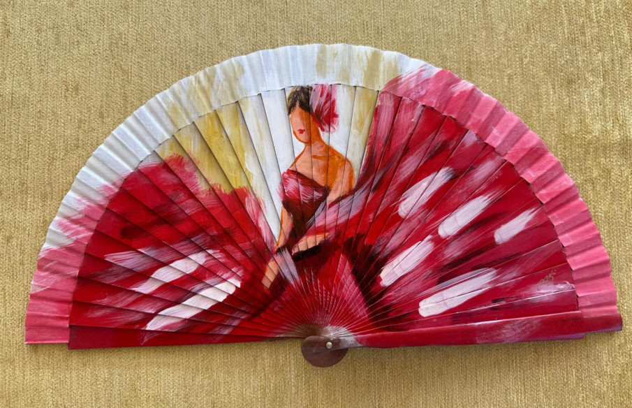Abanico peral flamenca