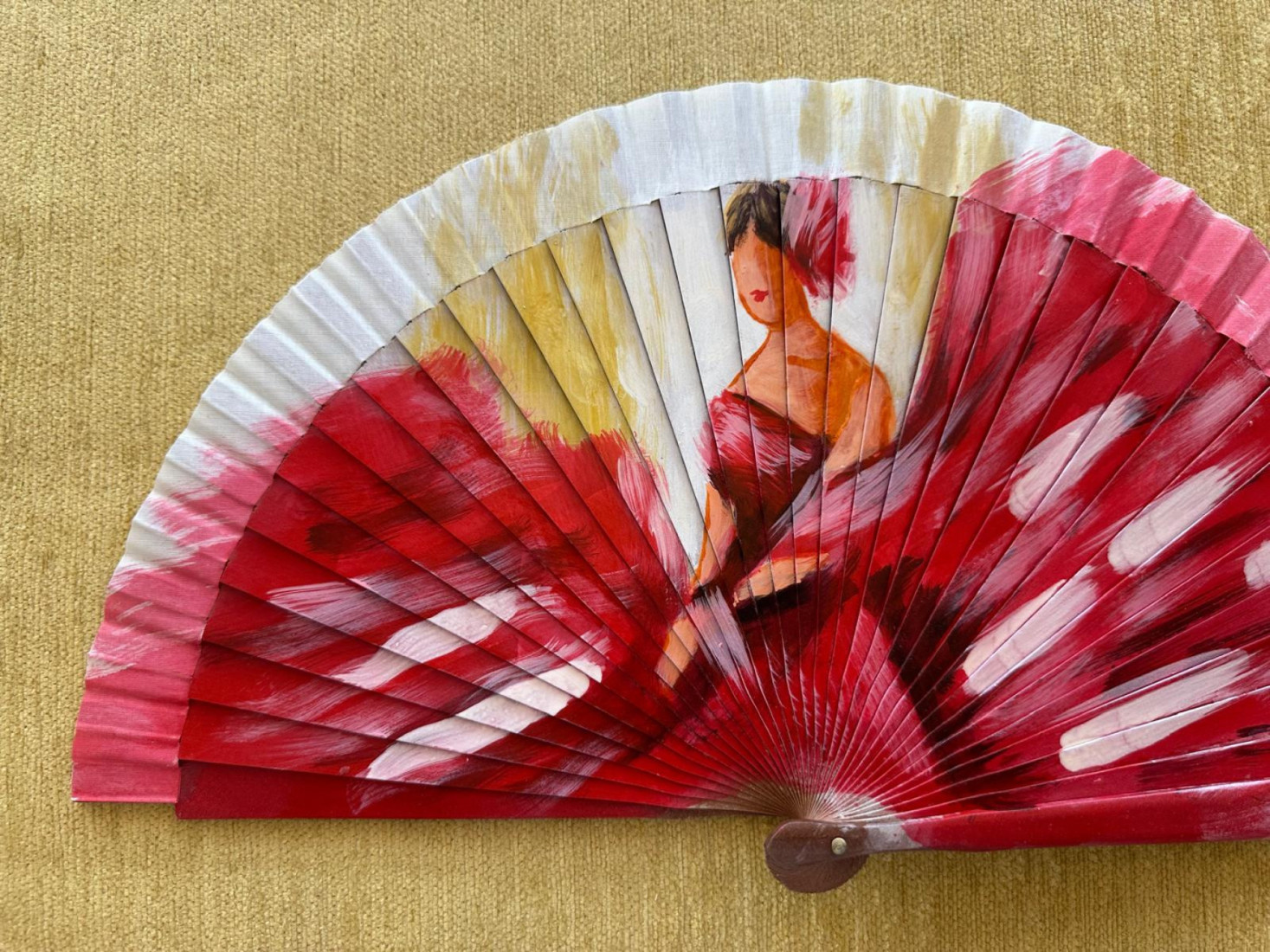 Abanico peral flamenca