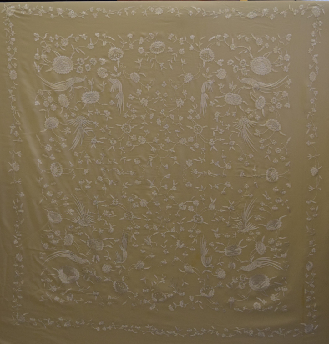 Mantón mano crespón 140cm