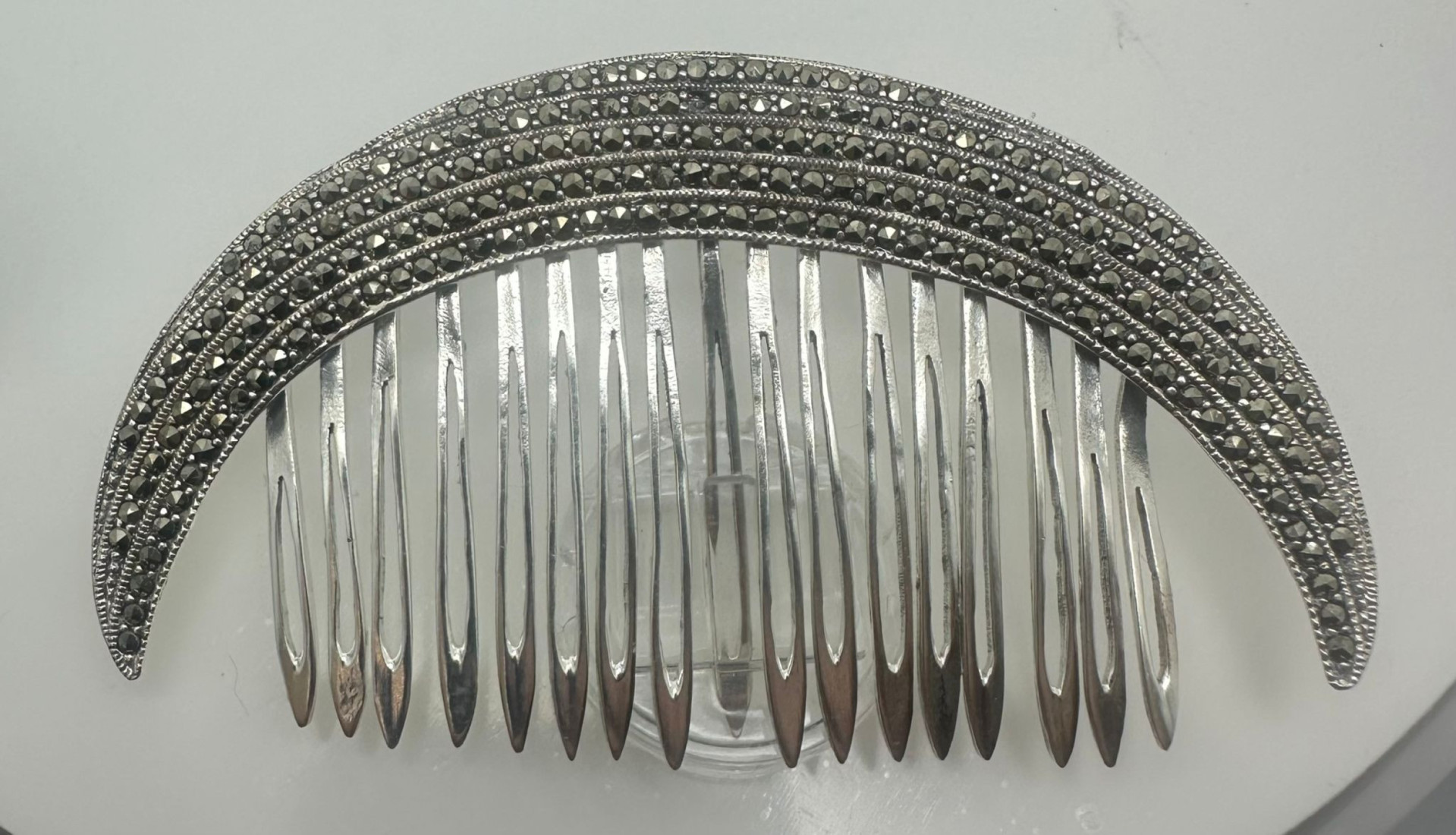 Peinecillo plata marcasitas