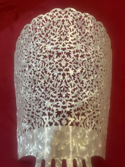 Peina mantilla nácar 21cm