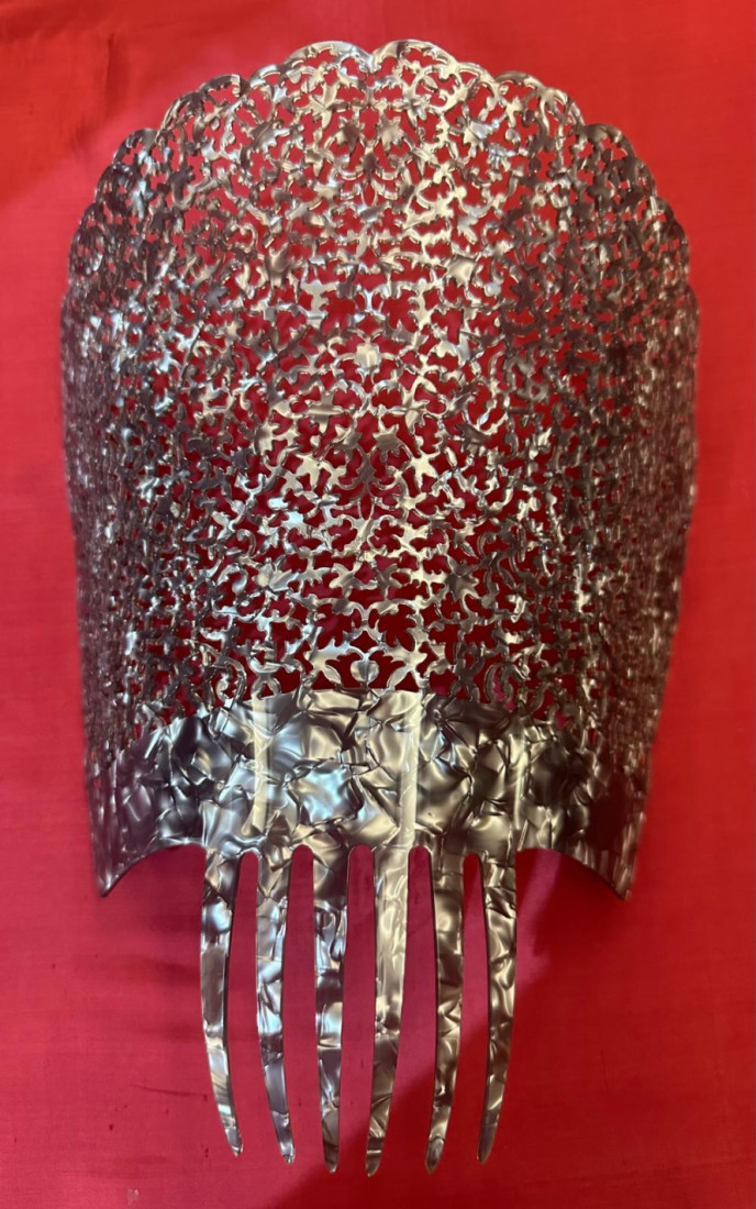 Peina mantilla gris 20cm