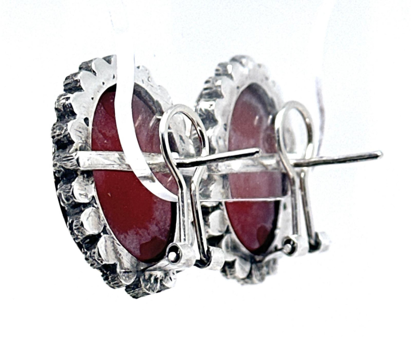 Pendiente camafeo plata